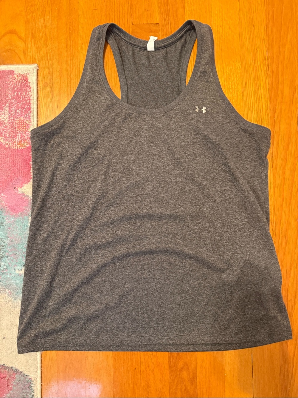Under Armour Women's Dark Gray Racerback Performance Tank